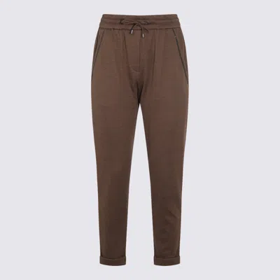 BRUNELLO CUCINELLI TROUSERS SCURI