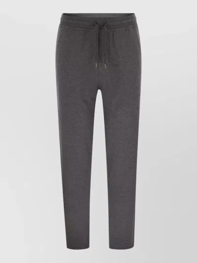 Brunello Cucinelli Trousers Tapered Leg Side And Back Pockets In Gray