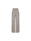 Brunello Cucinelli Striped Casual Pants In Taupe/tobacco