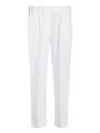 Brunello Cucinelli Cady Cropped Trousers In White