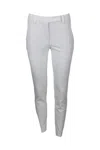 Brunello Cucinelli Garment-dyed Stretch Cotton Drill Cigarette Trousers In White