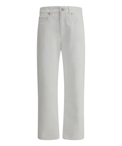 Brunello Cucinelli Trousers In White