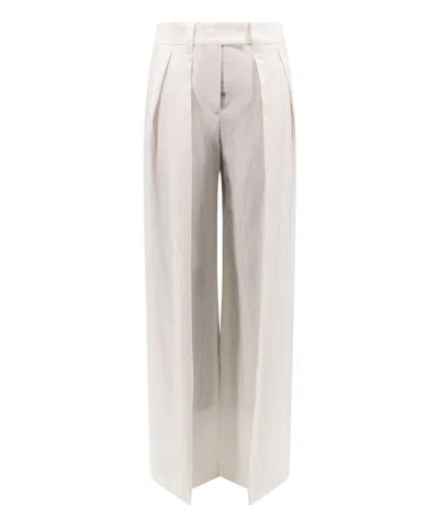 Brunello Cucinelli Trousers In White