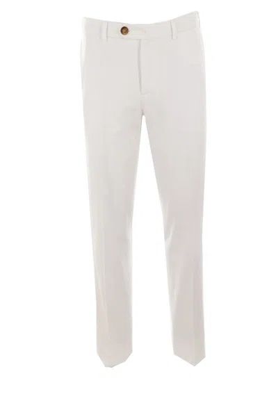 Brunello Cucinelli Trousers In White