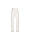 Brunello Cucinelli Gabardine Tailor Fit Trousers In White