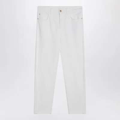 Brunello Cucinelli Trousers In White