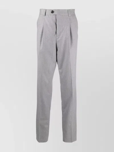 BRUNELLO CUCINELLI TROUSERS WITH BACK POCKETS AND BELT LOOPS