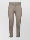 BRUNELLO CUCINELLI TROUSERS WITH BACK POCKETS AND ELASTIC WAISTBAND