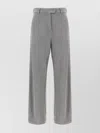 Brunello Cucinelli Trousers With Belt Loops And Pockets In Gray