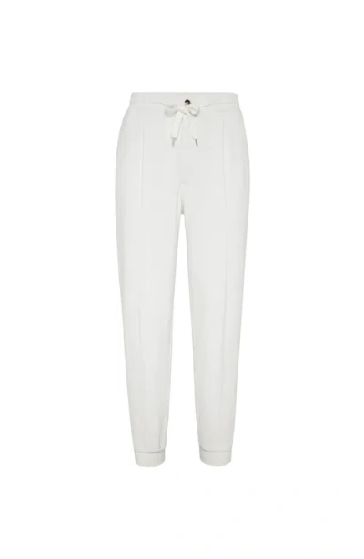 BRUNELLO CUCINELLI BRUNELLO CUCINELLI TROUSERS WITH CRÊTE