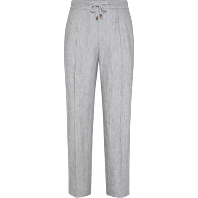 BRUNELLO CUCINELLI BRUNELLO CUCINELLI TROUSERS WITH DRAWSTRING