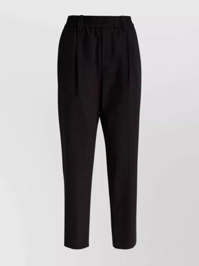 Brunello Cucinelli Trousers With Elastic Waistband And Back Pockets In C101