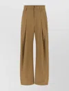 Brunello Cucinelli Trousers With Front Pleats And Wide Leg