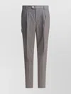 Brunello Cucinelli Trousers With Pleats And Pockets In Gray