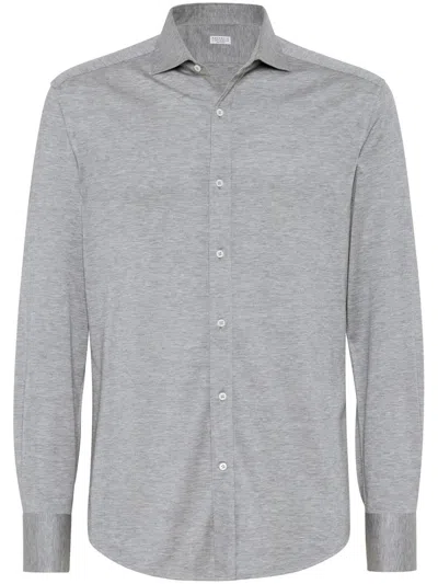 Brunello Cucinelli Tshirt Clothing In Gray