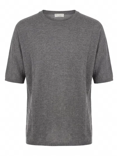 Brunello Cucinelli T-shirt In Blue