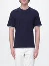 Brunello Cucinelli Tシャツ  メンズ カラー コバルト In Blue