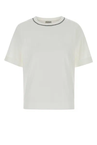 Brunello Cucinelli T-shirt In White