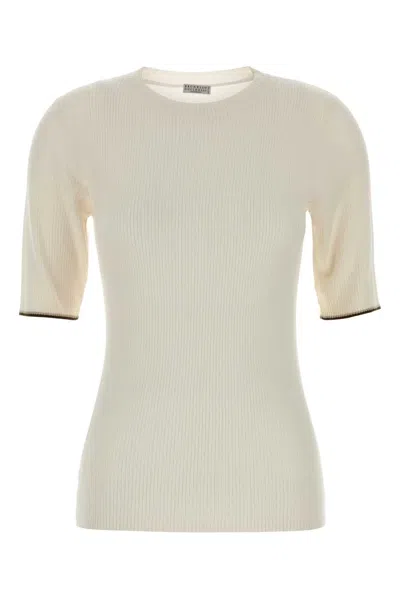 Brunello Cucinelli Tshirt In White