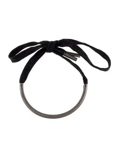 Pre-owned Brunello Cucinelli Tube Collar Necklace, 48" In Multi