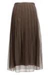 Brunello Cucinelli Tulle Skirt A-line Silhouette