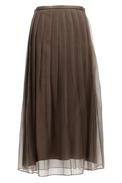 BRUNELLO CUCINELLI BRUNELLO CUCINELLI TULLE SKIRT