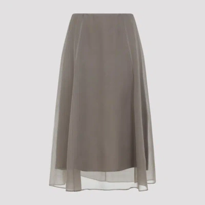 BRUNELLO CUCINELLI BRUNELLO CUCINELLI TULLE SKIRT 42