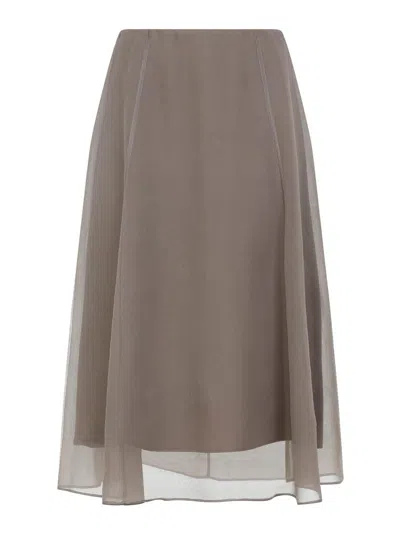 BRUNELLO CUCINELLI TULLE SKIRT