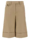 Brunello Cucinelli Turn-up Bermuda Shorts Bermuda And Short Beige