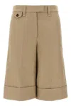 Brunello Cucinelli Turn-up Bermuda Shorts Bermuda And Short Beige