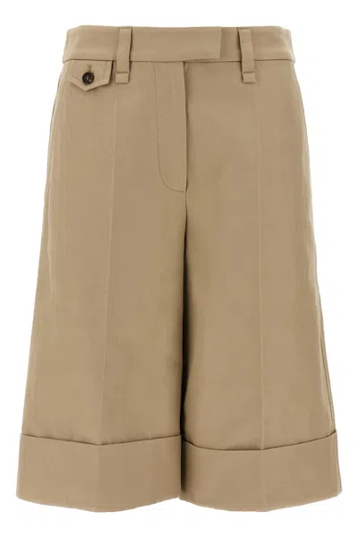 BRUNELLO CUCINELLI BRUNELLO CUCINELLI TURN-UP BERMUDA SHORTS