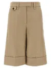 Brunello Cucinelli Turn-up Bermuda Shorts Bermuda And Short Beige
