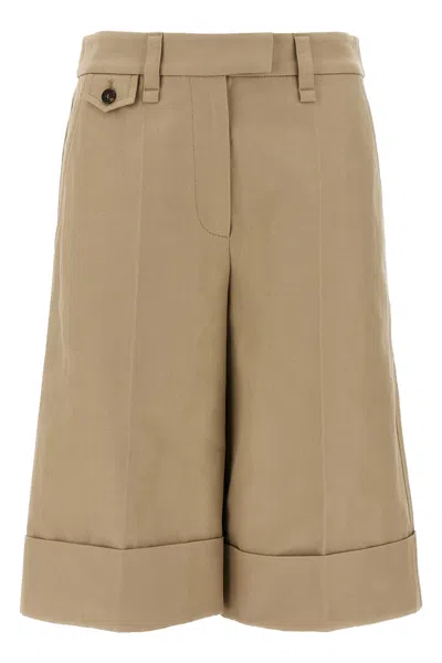 BRUNELLO CUCINELLI BRUNELLO CUCINELLI EMBELLISHED SARTORIAL LONG BERMUDA SHORTS