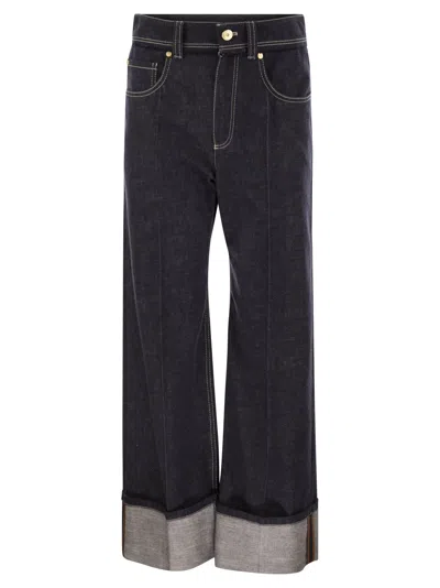 BRUNELLO CUCINELLI TURN UP JEANS