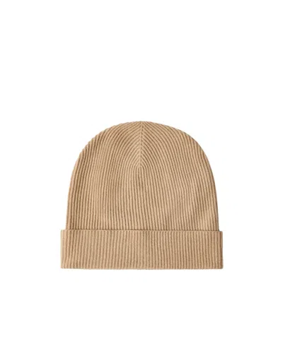 Brunello Cucinelli Turn-up Knit Hat In Red