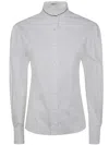 Brunello Cucinelli Top Stand Collar Buttoned Cuffs In White