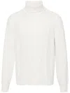 Brunello Cucinelli Turtle-neck Sweater In Beige