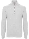 Brunello Cucinelli Cashmere Sweater In Gray