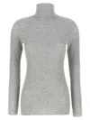 Brunello Cucinelli Turtle-neck Sweater Sweaters And Cardigans Gray In Gray