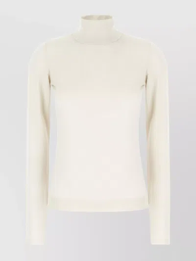 Brunello Cucinelli Turtleneck Cashmere Blend Sweater With Lurex Threads
