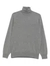 Brunello Cucinelli Men Cashmere Turtle-neck Sweater In Gray