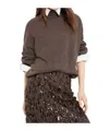 Brunello Cucinelli Turtleneck Cashmere Sweater In Purple