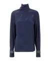 Brunello Cucinelli Turtleneck Long-sleeve Blouse
