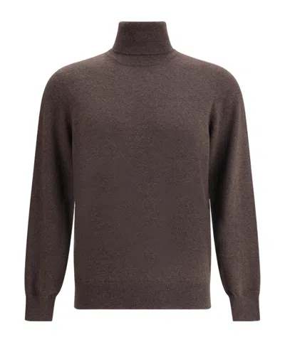 BRUNELLO CUCINELLI BRUNELLO CUCINELLI TURTLENECK KNITTED JUMPER