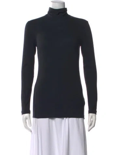 Pre-owned Brunello Cucinelli Turtleneck Long Sleeve Top In Gray