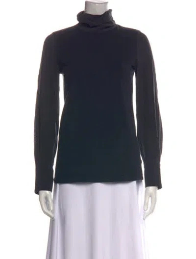 Pre-owned Brunello Cucinelli Turtleneck Long Sleeve Top In Gray