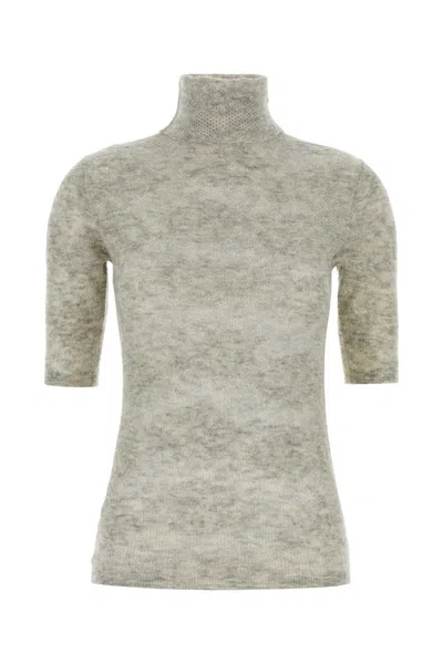 Brunello Cucinelli Roll-neck Short-sleeve Jumper In Green