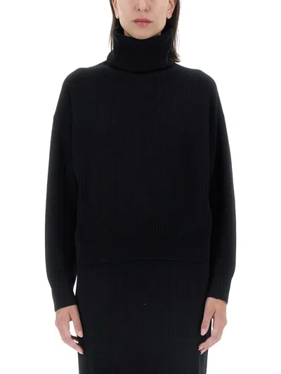 Brunello Cucinelli Turtleneck Shirt In Black