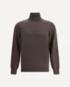 Brunello Cucinelli Turtleneck Sweater In Brown