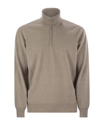 Brunello Cucinelli Turtleneck Sweater In Brown